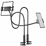 Callstel 2er-Set Schwanenhals-Tablet- und Smartphone-Halterungen, 100 cm Callstel Universale Schwanenhals-Halterungen für Smartphone und Tablet-PC 