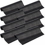 Rosenstein & Söhne 8er-Set Schubladen-Antirutschmatte,lebensmittelecht,30x150cm,schwarz Rosenstein & Söhne Schubladen-Antirutschmatten, lebensmittelecht, spülmaschinengeeignet, kälteresistent