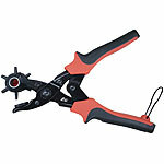 AGT Lochzangen-Set für Leder, inkl. Schraubenzieher, Lineal und Feile AGT 