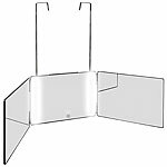 Sichler Beauty 360°-Akku-LED-Tür-Spiegel, Teleskophaken, höhenverstellbar, klappbar Sichler Beauty 