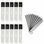 AGT 100er-Set Ersatzklingen für Cuttermesser, aus SK5-Stahl, 18 mm AGT Cuttermesser-Sets mit Ersatzklingen