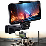 Callstel Universal-Reise-Handyhalterung mit Klemme, bis 96 mm Geräte-Breite Callstel Reise-Handyhalterungen