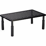 General Office Monitorständer mit Gitterlochplattform, 3-stufig höhenverstellbar General Office Höhenverstellbare Monitorständer