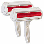 PEARL 2er-Set Tierhaarentferner, wiederverwendbar, für Sofa, Bett uvm. PEARL 