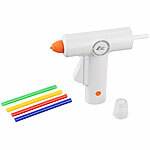 AGT Akku-Heißklebepistole, schnelles Aufheitzen, 10 Klebestifte, 2000 mAh AGT Akku-Heißklebepistolen 