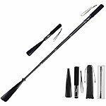 newgen medicals Ausziehbarer Aluminium-Schuhanzieher, Aufbewahrungstasche, 41-97 cm newgen medicals Schuhlöffel 