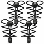 Speeron 4er-Set elastische Schnürsenkel mit Schnellverschluss, 120 cm, schwarz Speeron Schnürsenkel mit Schnellverschluss 