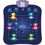 Playtastic Kinder-Tanzmatte "Dancing Challenge", Bluetooth, 6 LED-Felder, 5 Modi Playtastic Kinder-Tanzmatten mit LED-Feldern, Musik und Bluetooth