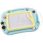Playtastic Magnetische Kinder-Maltafel mit Magnetstift und 2 Stempeln, blau Playtastic Maltafeln Zaubertafeln