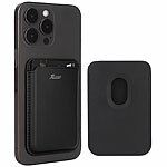 Xcase Kartenhalter für iPhone, MagSafe-kompatibel, 3 Karten, schwarz Xcase Kartenhalter Wallets mit Magsafe, braun, für bis zu 3 Karten kompatibel