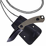Semptec Urban Survival Technology Mini-Survival-Messer mit Schutzhülle inkl. Halskette Semptec Urban Survival Technology Mini-Survival-Messer mit Schutzhülle und Halskette