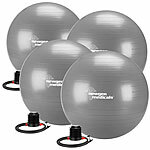 newgen medicals 4er Set Sitz- und Gymnastikball, auch für Yoga, Anti-Platzen, 65 cm newgen medicals Sitz- und Gymnastikbälle auch für Yoga, Anti-Platzen