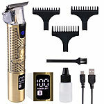 Sichler Men's Care Profi Akku-Haarschneidemaschine, Barttrimmer mit LCD Anzeige Sichler Men's Care Haar- & Bartschneider (Akku)