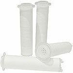 BadeStern 4er-Set Wasserfilter für Handbrause DSK-100 BadeStern Hochdruck-Massage-Handbrausen mit Silikon-Massage-Bürste