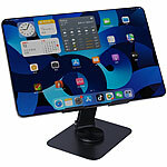 PEARL 2er set Faltbarer Tablet und Smartphone Ständer, 2 Achsenhöhen XXXXX PEARL Faltbare Tablet Ständer für Tablets/Handys, 3 Achsen höhenverstellbar