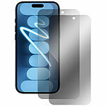 Somikon 2er-Set Schutzfolien aus gehärtetem Glas, kompatibel mit iPhone 16Plus Somikon Schutzfolien aus gehärtetem Glas mit Anti-Spy-Schutz für iPhone, inkl. Installations-Werkzeug