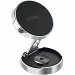 Callstel Faltbarer Magnet-Handyhalter, 2 verstellbare Achsen, 360° drehbar Callstel Faltbare Handyhalter mit Magnet, 2-Achsen zum Verstellen, 360° drehbar, Zinklegierung