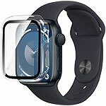 Xcase 2er-Set Glas-Displayschutz für Apple Watch Series 7/8 (41 mm) Xcase Glas-Displayschutz für Apple Watch