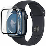 Xcase 2er-Set Glas-Displayschutz für Apple Watch Series 7/8 (45 mm) Xcase Glas-Displayschutz für Apple Watch