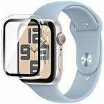 Xcase 2er-Set Glas-Displayschutz für Apple Watch Series SE (40 mm) Xcase Glas-Displayschutz für Apple Watch