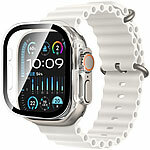 Xcase 2er-Set Glas-Displayschutz für Apple Watch Series 1/2 (49 mm) Xcase Glas-Displayschutz für Apple Watch