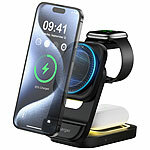 Callstel Faltbare 3in1-MagSafe-Ladestation für iPhone, Apple Watch & AirPods Callstel Faltbare 3in1-MagSafe-Ladestationen für iPhones, Apple Watches & AirPods