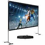 SceneLights Technologies Outdoor-Projektionsleinwand mit Gestell und Tasche, 120" / 305cm, 16:9 SceneLights Technologies 