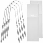 newgen medicals 4er-Set Edelstahl-Zungenschaber mit Aufbewahrungsbox newgen medicals Zungenschaber