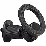 Callstel Handy-Halterung für Kfz-Lüftungsgitter, MagSafe & Magnetring, 360° Callstel Magsafe- & Magnet-Lüftergitter-Halterungen 