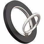 Callstel Universal-Handy-Ringhalterung, magnetisch, 360° drehbar, klappbar Callstel  
