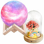 Playtastic DIY-Einhorn-Nachttischlampe für Kinder & DIY-Mondlampen-Bastelset Playtastic DIY-Nachttischlampen