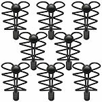 Speeron 8er-Set elastische Schnürsenkel mit Schnellverschluss, 120 cm, schwarz Speeron Schnürsenkel mit Schnellverschluss 