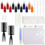 infactory 2er set Wassermarmorierungsfarbe für Kinder, 6 Farben, 20 Blatt Papier infactory Wassermarmorierungsfarben 