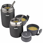 Semptec Urban Survival Technology 2er-Set Isolier- & Lunchbehälter, mit Esslöffel, 430 ml & 620 ml  Semptec Urban Survival Technology Thermobehälter