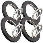 Callstel 4er-Set Universal-Handy-Ringhalterungen, magnetisch, 360° drehbar Callstel  