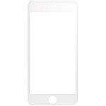 Somikon Randloses Displayschutz-Cover iPhone 6/s Plus Echtglas 9H weiß Somikon