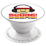 PopSockets Ausziehbarer Sockel und Griff für Handy & Tablet - Score! PopSockets Finger-Halter für Smartphones und Tablets