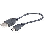 Callstel Ultrapraktisches USB Ladekabel für Handys & Player mit mini-USB-Buchse Callstel 