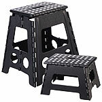 Semptec Urban Survival Technology 2er-Set faltbare Tritthocker 22 cm und 39 cm, für Kinder & Erwachsene Semptec Urban Survival Technology Klappbare Tritthocker für Kinder und Erwachsene 