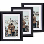 Your Design 3er-Set Bilderrahmen mit robustem Acrylglas, 13 x 18 cm, schwarz Your Design Bilderrahmen mit robustem Plexiglas