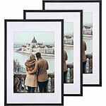 Your Design 3er-Set Bilderrahmen, bruchsicheres Acrylglas, 40 x 60 cm, schwarz Your Design Bilderrahmen aus Hölzern, bruchsichere Acrylgläser