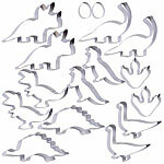 Rosenstein & Söhne 16-tlg. Dinosaurier-Ausstecher-Set, Keksausstecher, Edelstahl Rosenstein & Söhne Dinosaurier-Ausstecher, Keksausstecher-Sets, Edelstahl