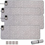 Wilson Gabor 4er-Set Vlies-Heizteppiche, 150 x 50 cm, 7 Temperaturstufen und Timer Wilson Gabor Infrarot-Fußboden-Heizmatten