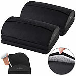 Wilson Gabor 2er-Set ergonomische Schreibtisch-Fußstützen mit Fußtasche und 3 Höhen Wilson Gabor Ergonomische Schreibtisch-Fußstützen mit Fußtasche, höhenverstellbar