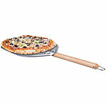 Cucina di Modena Perforierter Pizzaschieber mit Aluminium-Schaufel & Holzgriff, Ø 30 cm Cucina di Modena Perforierte Pizzaschieber mit Aluminium-Schaufeln und Holzgriffen