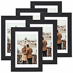 Your Design 6er-Set Bilderrahmen mit robustem Acrylglas, 10 x 15 cm, A6, schwarz Your Design Bilderrahmen mit robustem Plexiglas