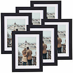 Your Design 6er-Set Bilderrahmen mit robustem Acrylglas, 13 x 18 cm, schwarz Your Design Bilderrahmen mit robustem Plexiglas
