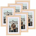 Your Design 6er-Set Bilderrahmen mit robustem Acrylglas, 13 x 18 cm, Eiche hell Your Design Bilderrahmen mit robustem Plexiglas