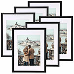 Your Design 6er-Set Bilderrahmen, bruchsicheres Acrylglas, 30 x 40 cm, schwarz Your Design Bilderrahmen aus Hölzern, bruchsichere Acrylgläser