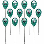 Royal Gardineer 12er-Set Boden-Feuchtigkeitsmessgerät für Pflanzen Royal Gardineer Pflanzen Feuchtigkeitsmesser 